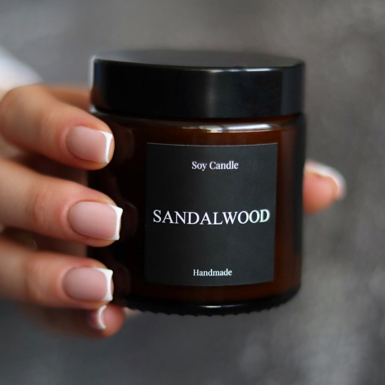 Sandalwood Duftkerze, Sojawachskerzen, Kerzen aus Sojawachs, Handmade