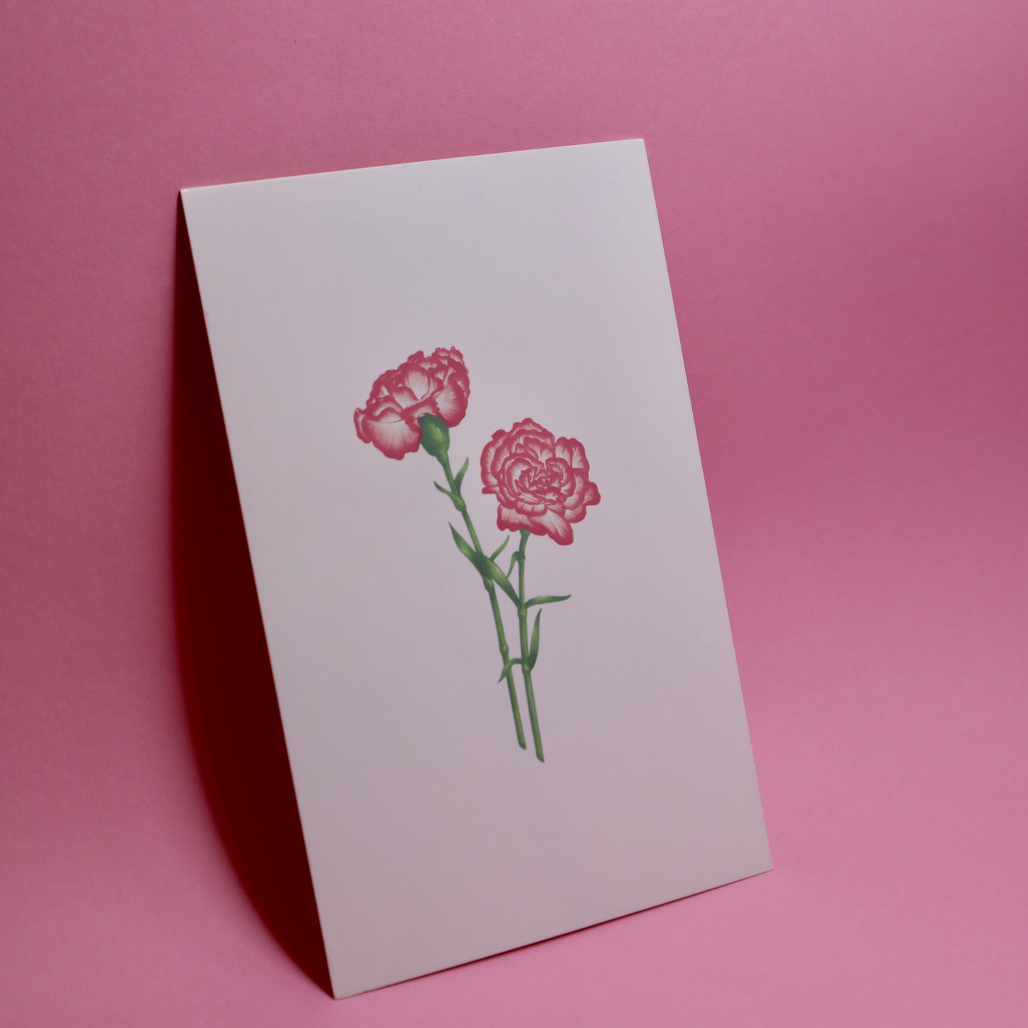 greeting card - flower motif