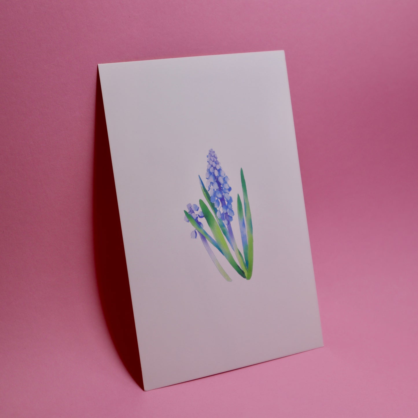 greeting card - flower motif