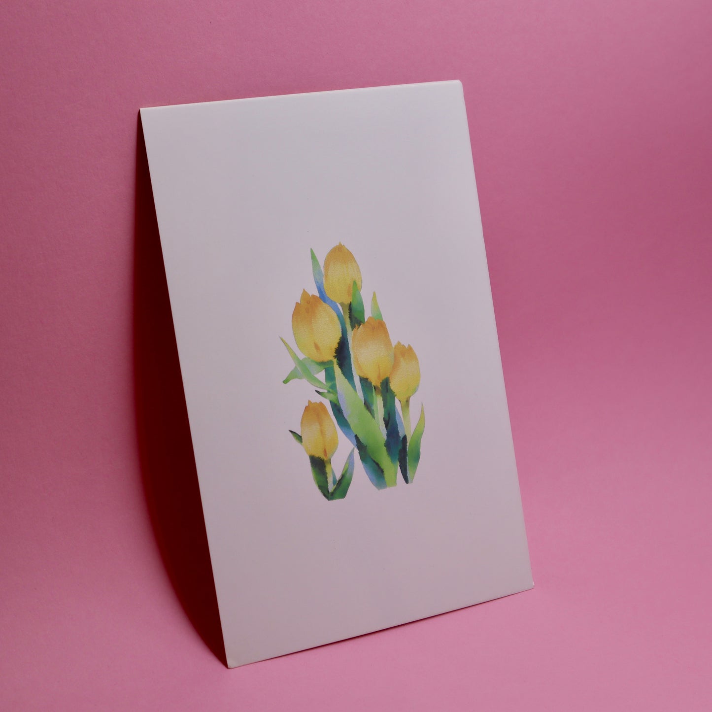 greeting card - flower motif