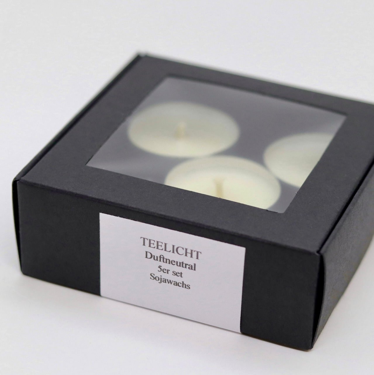 Teelicht, Duftneutral, Sojawachs, Tealight